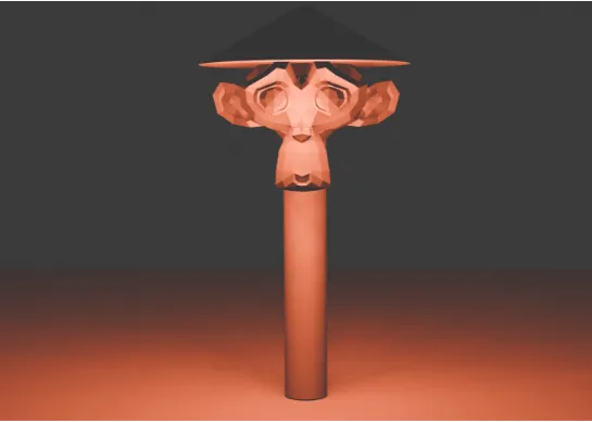 3D monkeyhead